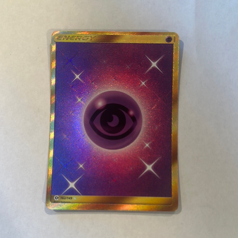 Pokemon Energy Card - Purple and Gold